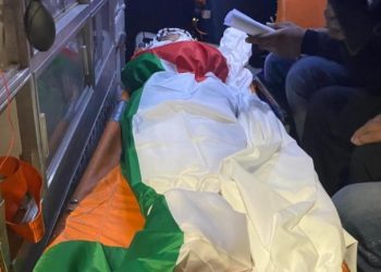 جماهير جنين تودع الشهيدة الطالبة حنان خضور