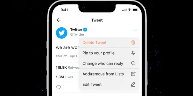 Twitter to work with tweets editing tool