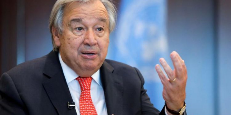 Guterres, PA president discuss Jerusalem tensions with Israeli