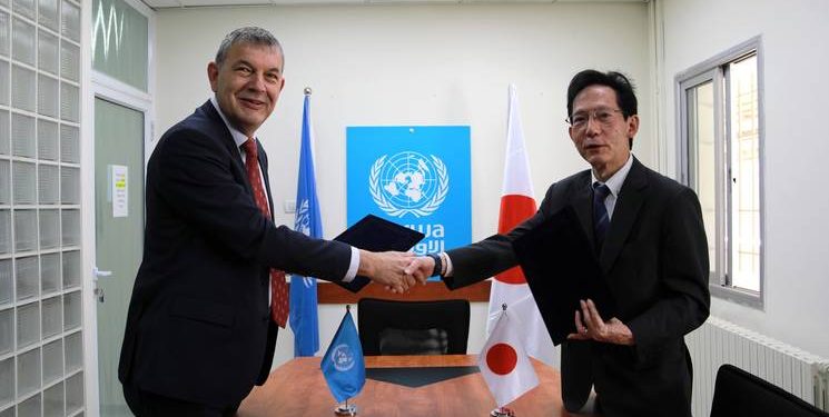 Japan denotes US$ 20.2M to support UNRWA for Palestinian refugees