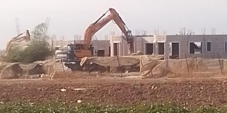 IOF destroys two-Palestinian owned houses in Jericho 