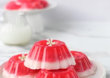 مهلبية جوز الهند بالجيلي