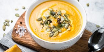 شوربة القرع بالخضار 85 شوربة القرع بالخضار