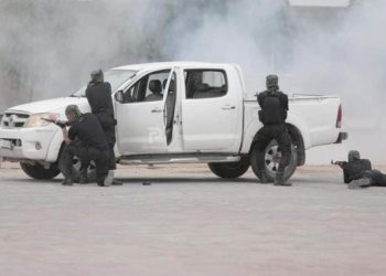 وزارة الداخلية في غزة تنفذ اليوم مناورة لزيادة استعداداتها