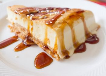 تشيز كيك الكراميل والجوز