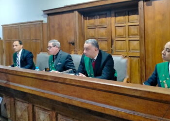 فيديو.. قاتل الطالبة المصرية نيرة أشرف يضحك في المحكمة