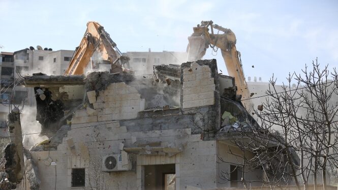 Israel demolishes Palestinian-owned home in Jerusalem