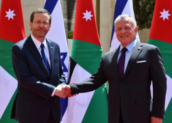 التقى هرتسوغ بالعاهل الأردني الملك عبد الله في قصره في عمان