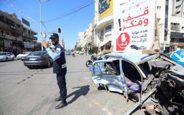 "المرور" بغزة: عشرة حوادث سير خلال الـ24 ساعة الماضية