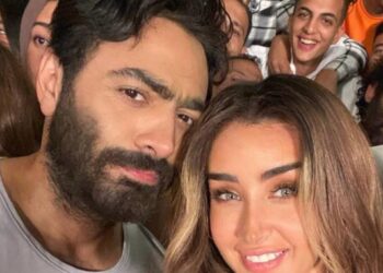 هنا الزاهد وتامر حسني - الصورة من حسابها على انستغرام