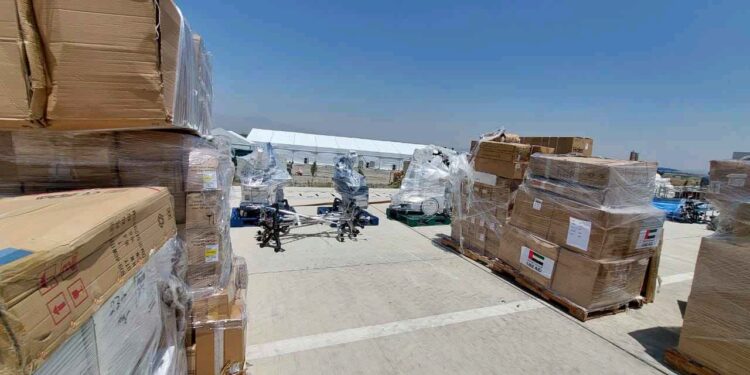 The UAE sends three medical rescue planes to Afghanistan