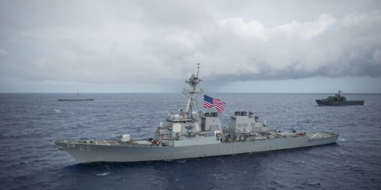 China condemns passage of US warship through Taiwan Strait