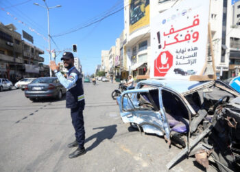 "المرور" بغزة : 12 إصابة في 16 حادث سير خلال الـ 24 ساعـة الماضية