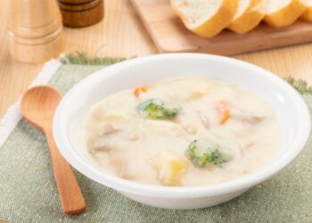 شوربة اللحم بالكريمة