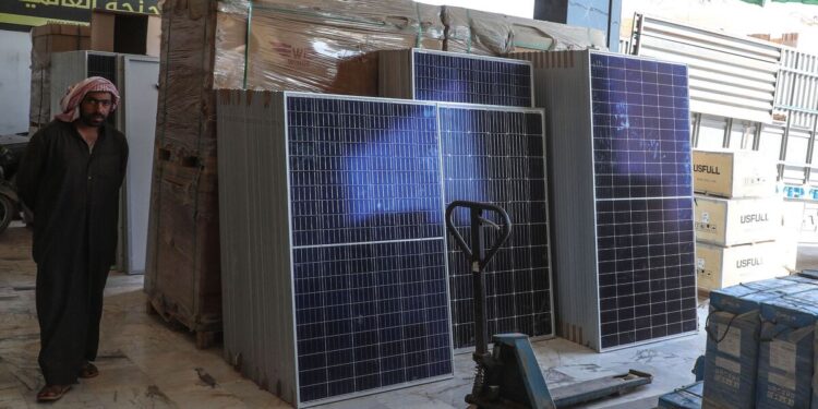 Another solar project completed in Syria