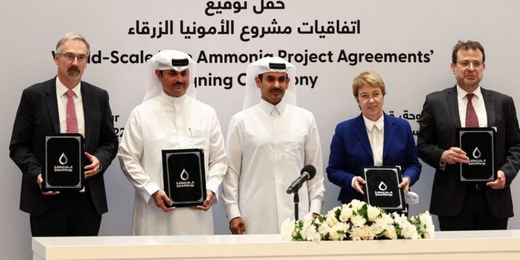 Qatar will build a new blue ammonia plant