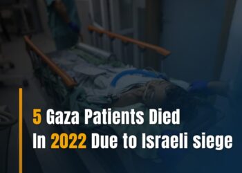 Due to Israeli siege, 5 Gaza patients died in 2022 