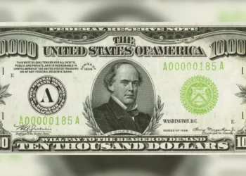 ورقة ب 10 آلاف دولار ..  بيع عملة نادرة بخمسين ضعف ثمنها