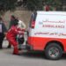 وفاة طفل سقط من علو في غزة 101 اسعاف