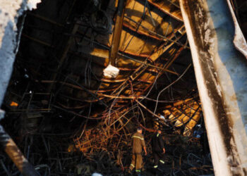 بالفيديو: لحظة وقوع حريق الحمدانية بقاعة أعراس في العراق