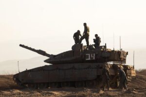 دبابة اسرائيلية ميركافاه 7
