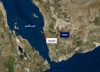 4 غارات أميركية بريطانية على جزيرة كمران اليمنية
