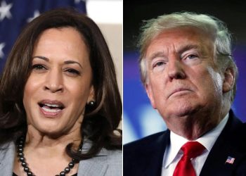 استطلاع: هاريس تتقدم بنقطة مئوية على ترامب