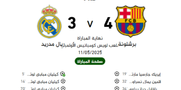 برشلونة ضد ريال مدريد في كلاسيكو الدوري الإسباني 58 برشلونة ضد ريال مدريد في كلاسيكو الدوري الإسباني