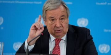 غوتيريش: السلام في فلسطين يجب أن يقوم على أساس حل الدولتين