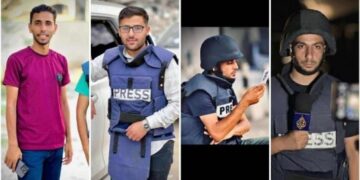 ارتفاع عدد الشهداء الصحفيين بغزة لـ238 منذ بدء العدوان الى 238 شهيدا