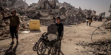 الاحتلال يوسع منطقة الخط الأصفر بزيادة 200 متر داخل حي التفاح شرق غزة