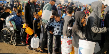 بلدية غزة: أزمة المياه الحالية ناجمة عن كسر بخط “ميكروت” شرقي المدينة