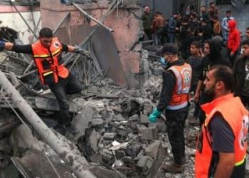 إصابات إثر انهيار منزل في مخيم الشاطئ غرب غزة