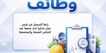 رابط التسجيل في فرص عمل شاغرة لدى جمعية عبد الشافي الصحية والمجتمعية